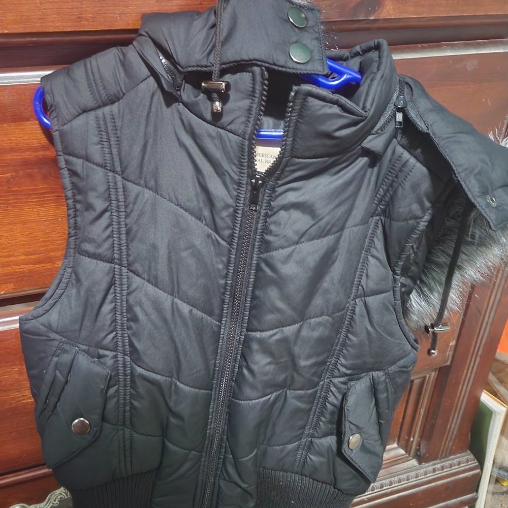 girls hooded vest